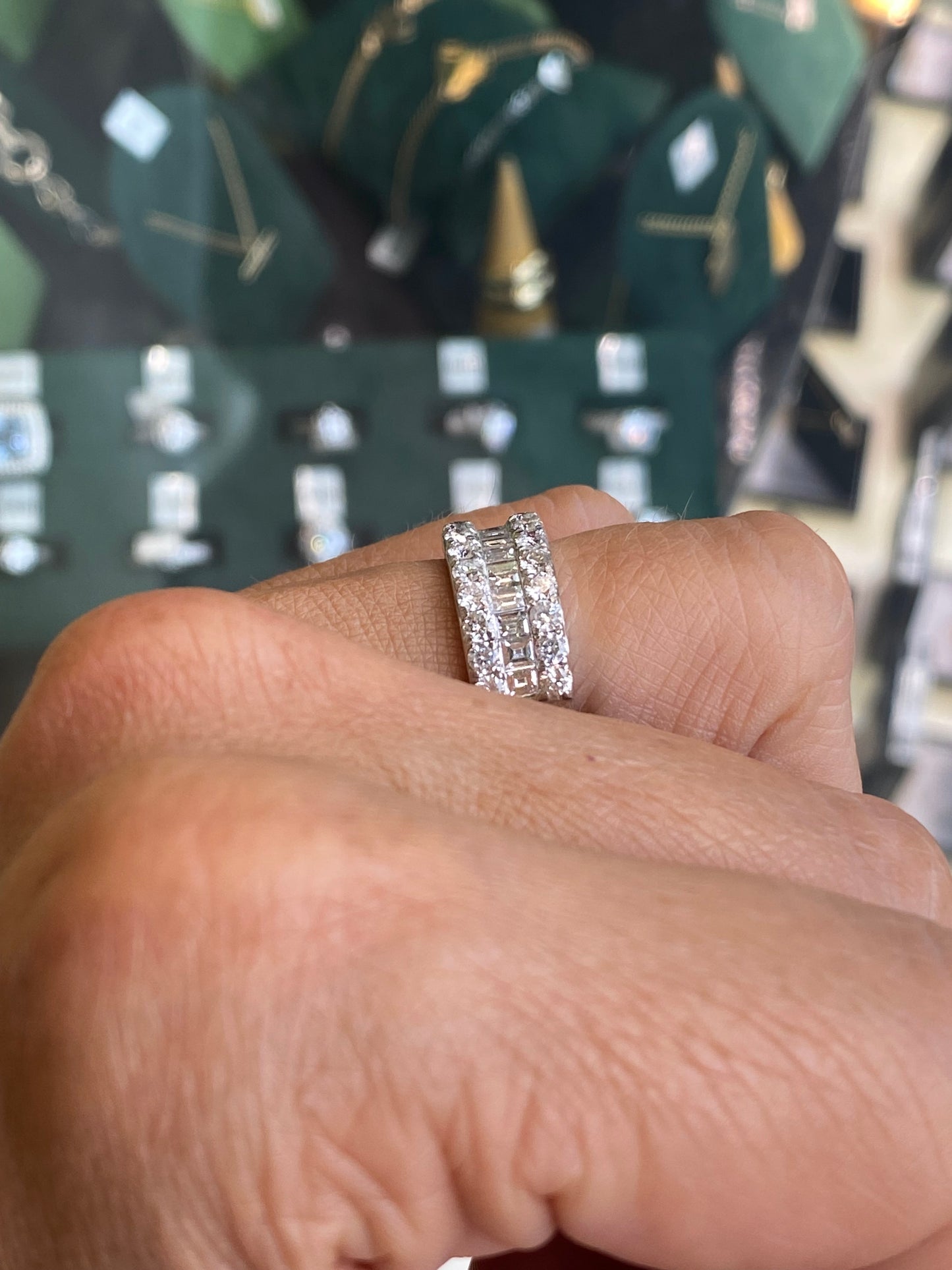 18ct White Gold Diamond Eternity Ring 2.02ct