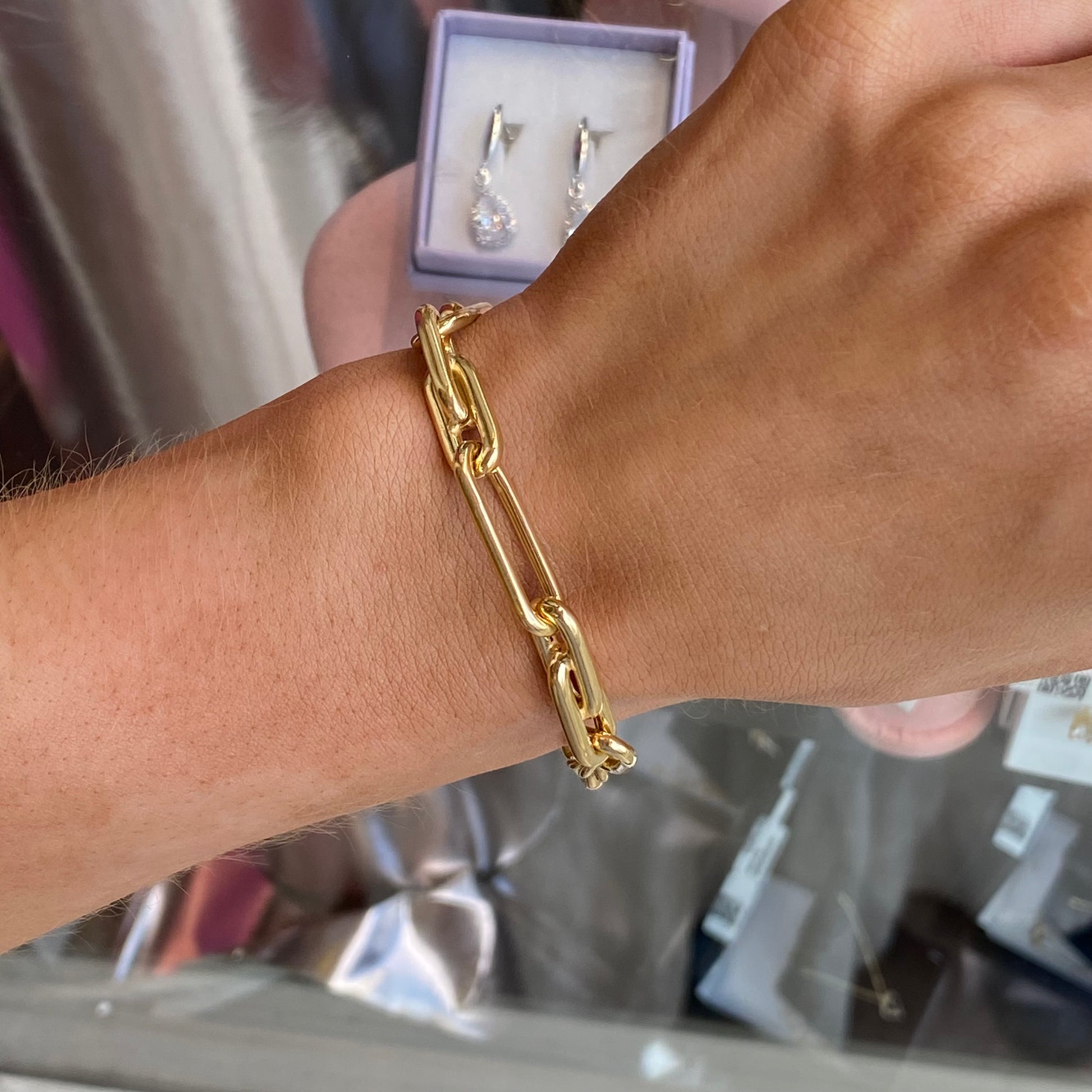 Sunshine Chunky Paper Link Bracelet - John Ross Jewellers