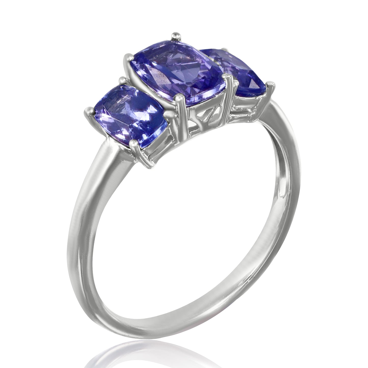 Tanzanite Trilogy Ring | The Colour Drop - John Ross Jewellers