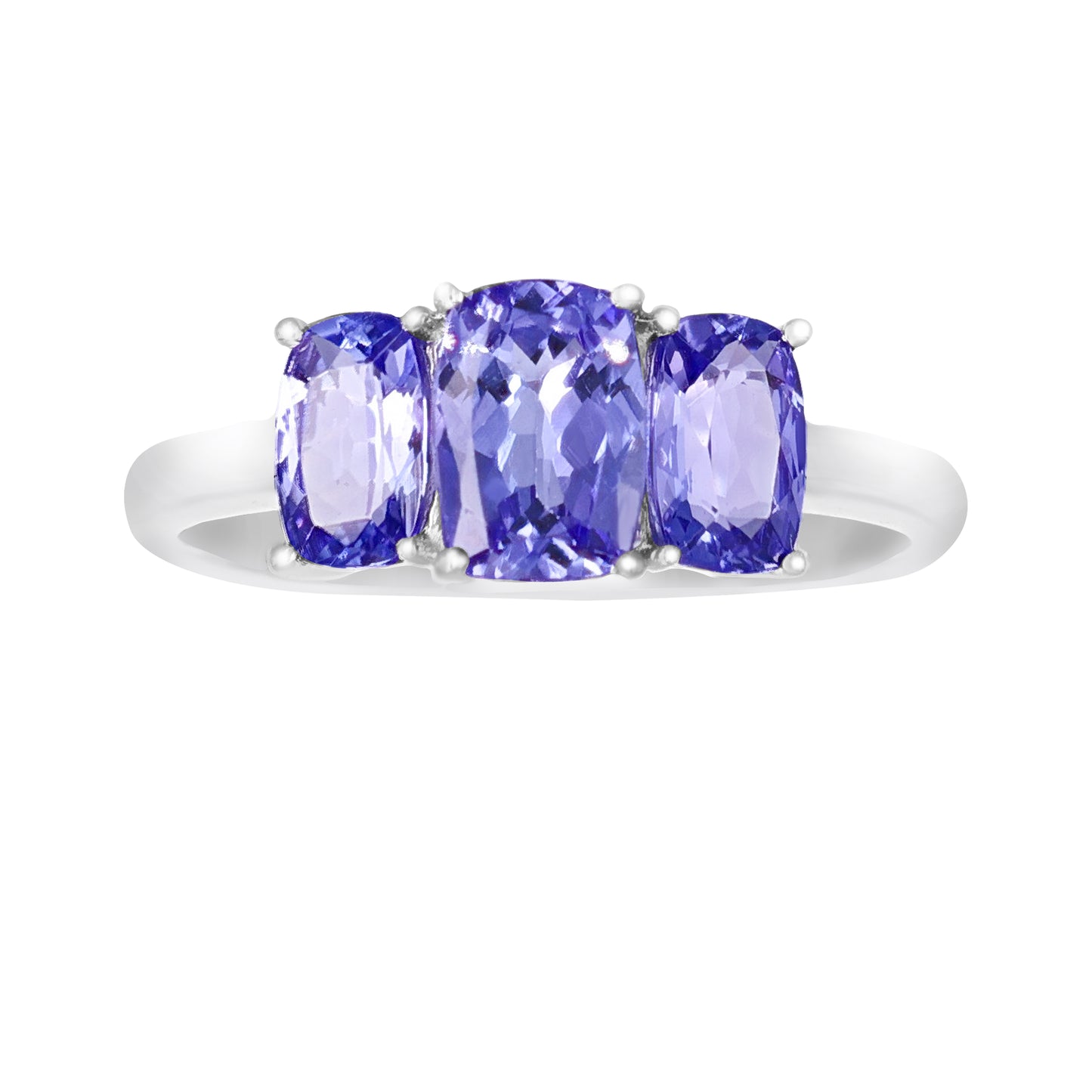 Tanzanite Trilogy Ring | The Colour Drop - John Ross Jewellers