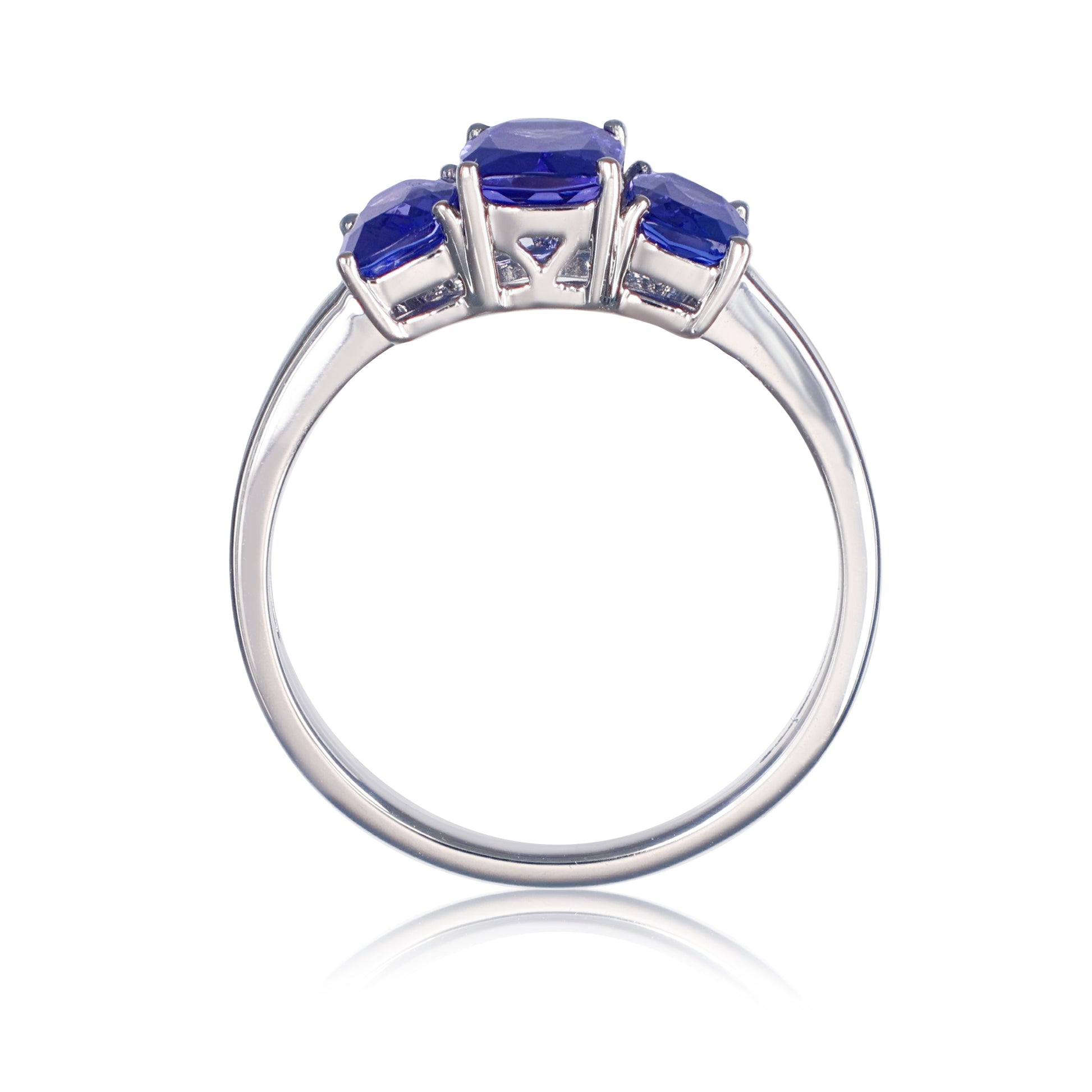 Tanzanite Trilogy Ring | The Colour Drop - John Ross Jewellers