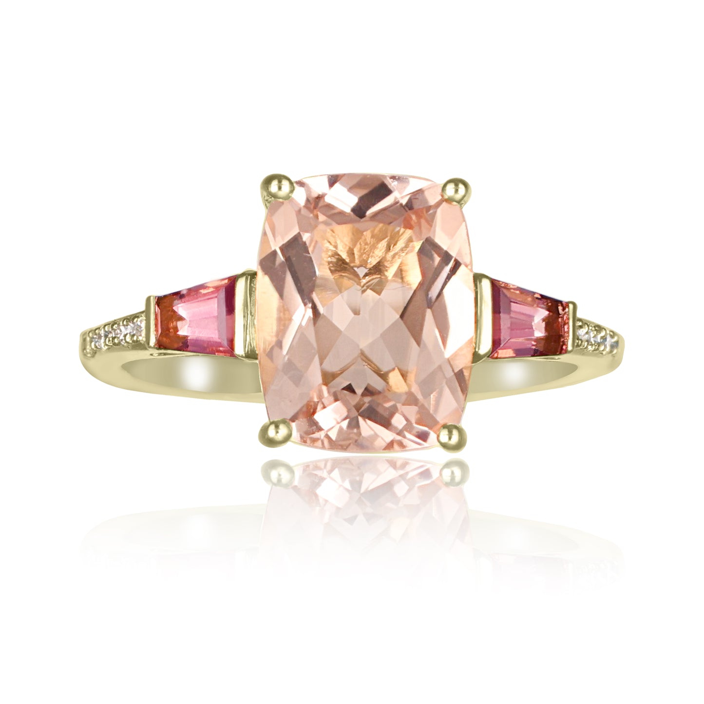 Morganite & Pink Tourmaline Statement Ring | The Colour Drop - John Ross Jewellers