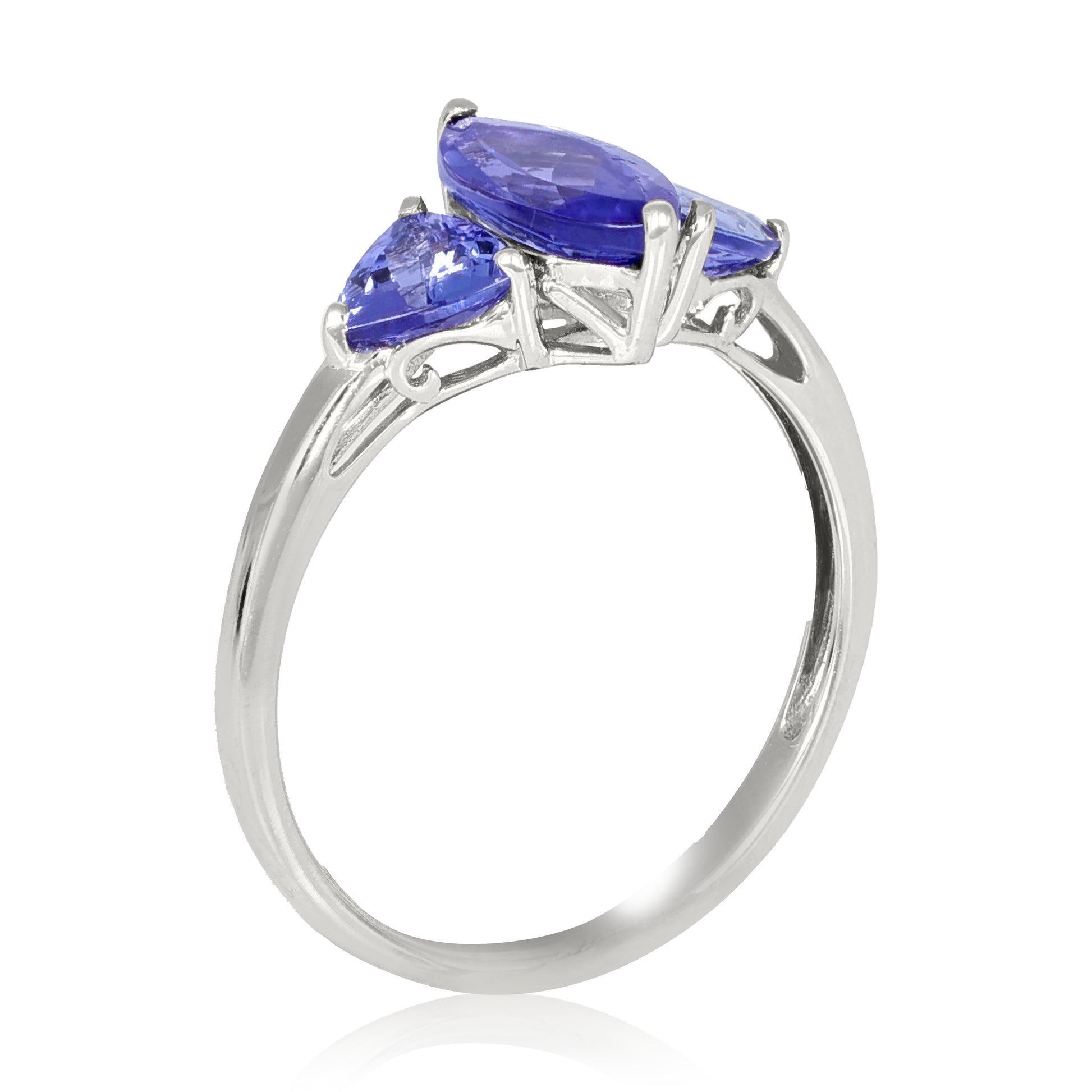 Tanzanite Trilogy Ring | The Colour Drop - John Ross Jewellers
