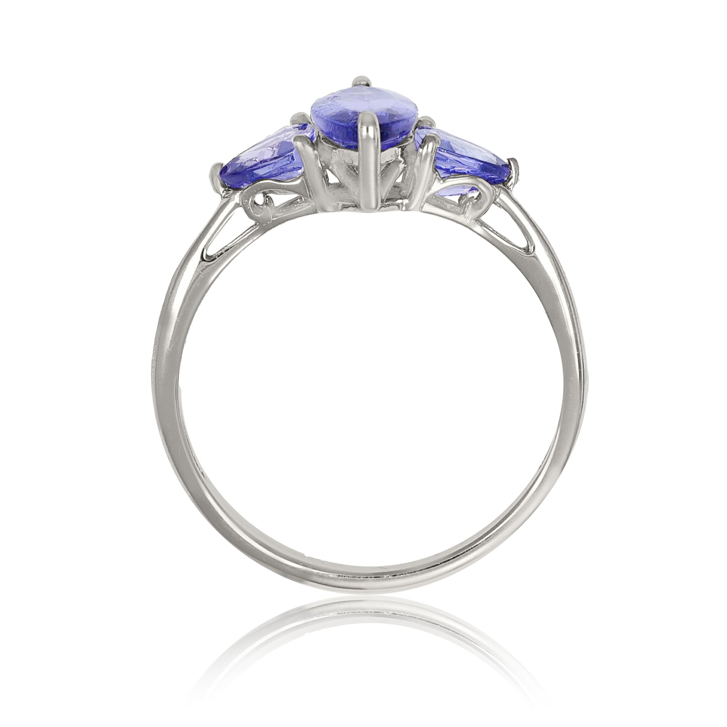 Tanzanite Trilogy Ring | The Colour Drop - John Ross Jewellers