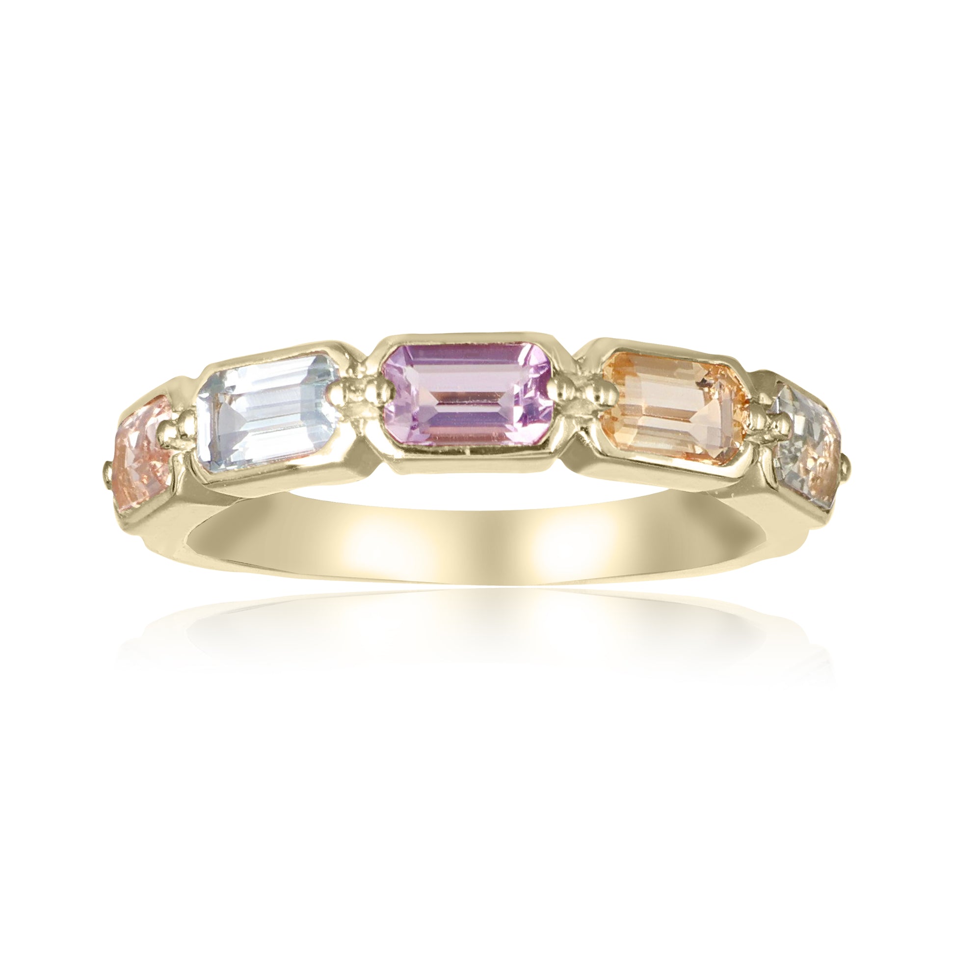 Pastel Gemstone Band Ring | The Colour Drop - John Ross Jewellers