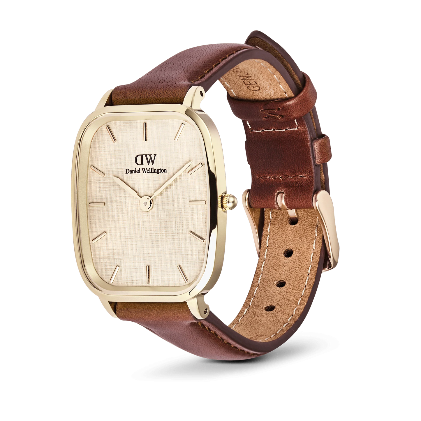 Daniel Wellington Marlon Vintage Linen | Gold - John Ross Jewellers