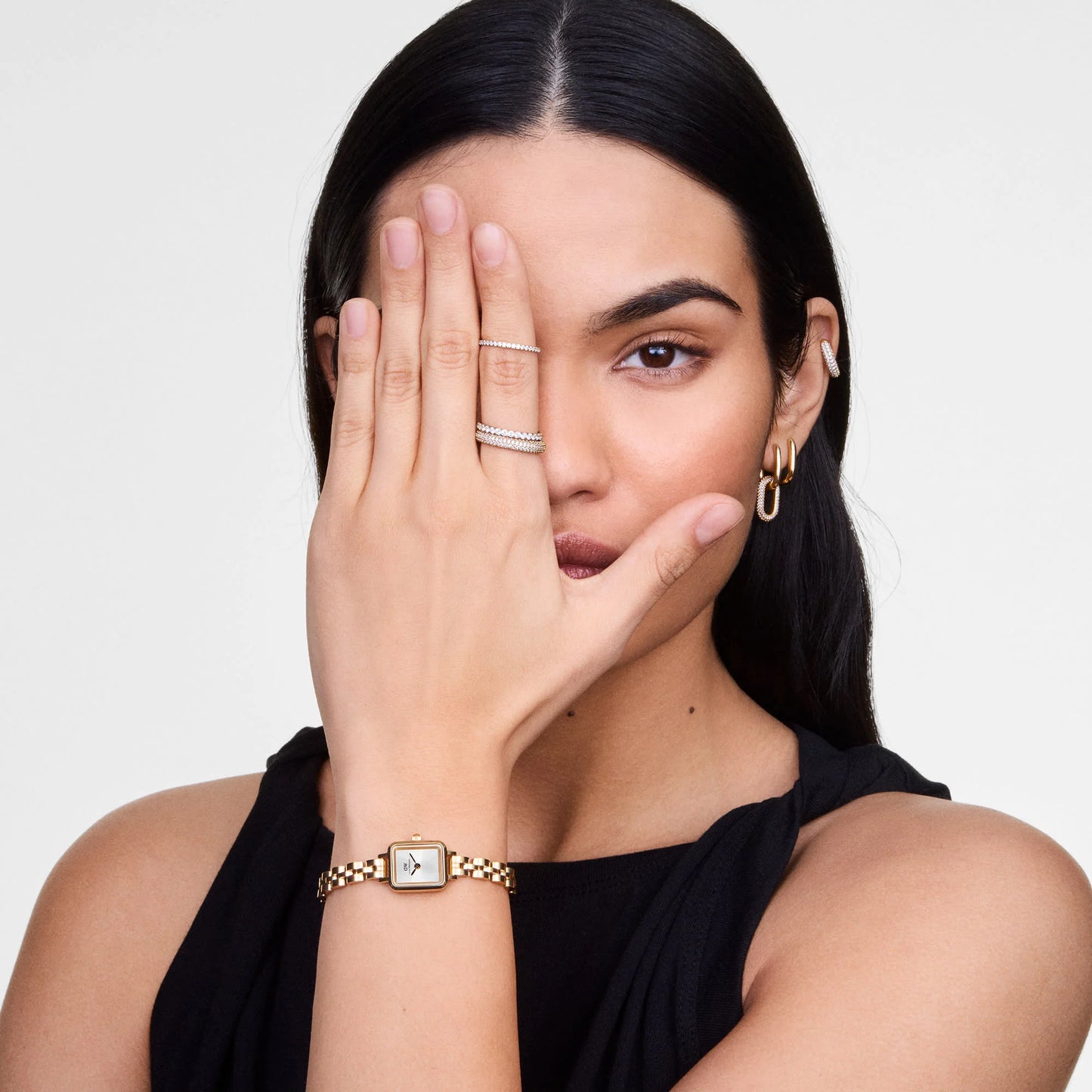 Daniel Wellington Petite Mini Arch 3-link | Gold - John Ross Jewellers