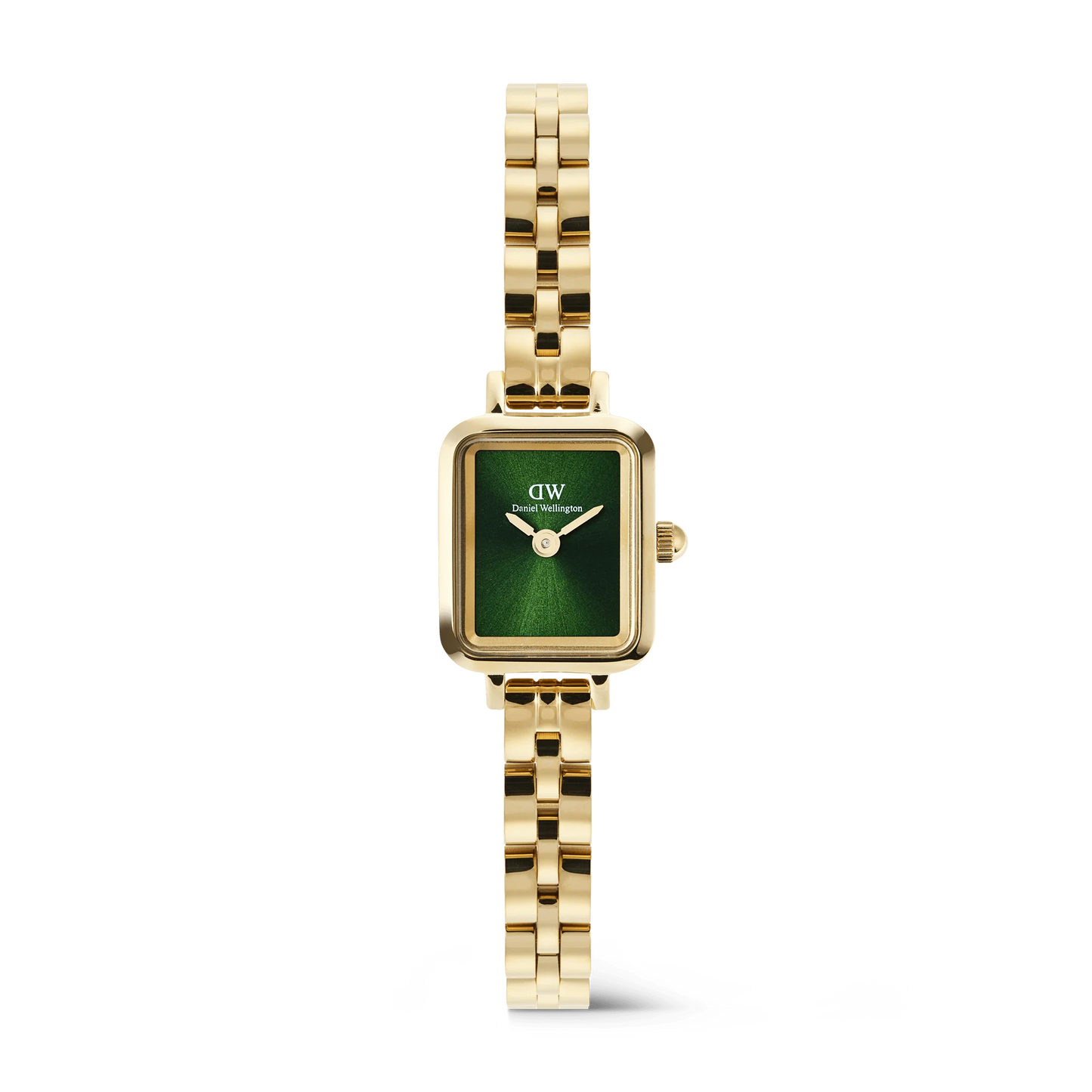 Daniel Wellington Petite Mini Arch 3-link Gold | Emerald - John Ross Jewellers