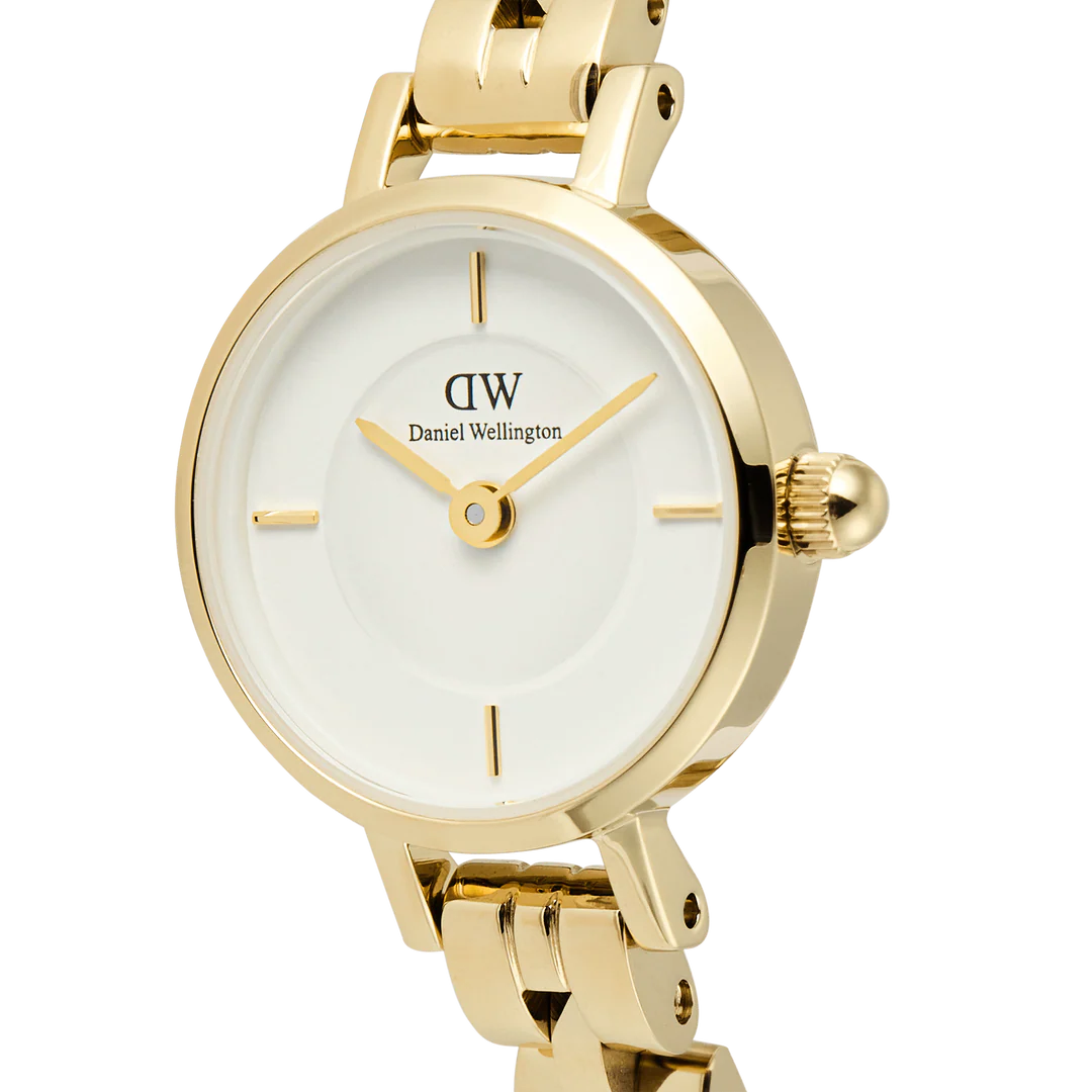 Daniel Wellington Petite Mini Arch 3-link Gold | 19mm - John Ross Jewellers