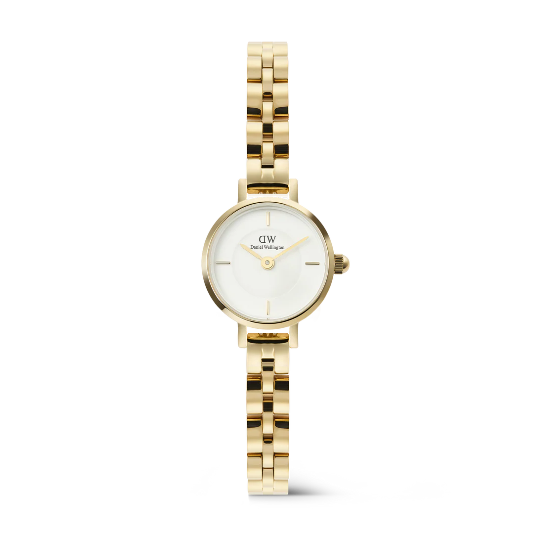 Daniel Wellington Petite Mini Arch 3-link Gold | 19mm - John Ross Jewellers