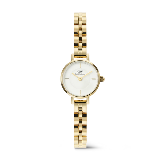 Daniel Wellington Petite Mini Arch 3-link Gold | 19mm - John Ross Jewellers