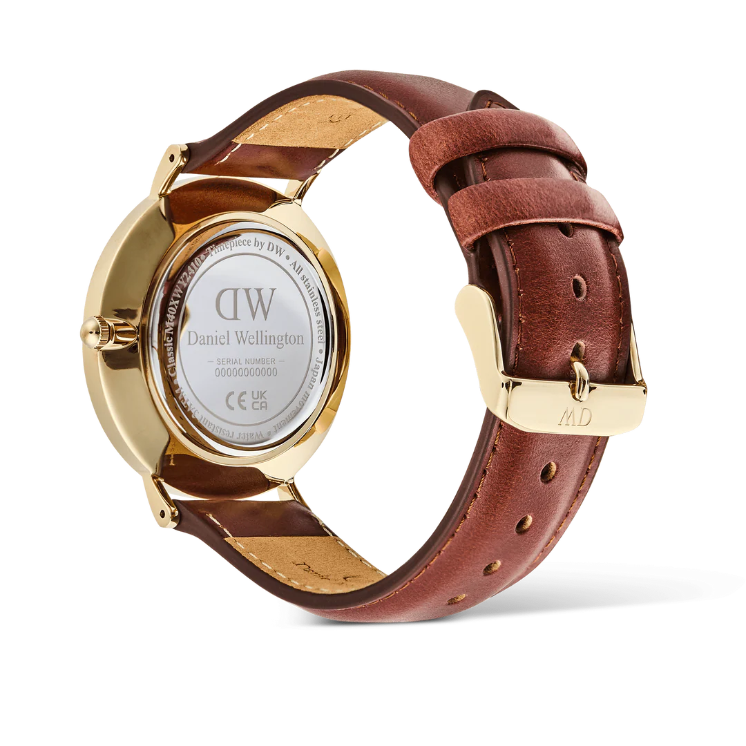 Daniel Wellington Classic Multi-Eye St Mawes Off-White Sunray Gold | 40mm - John Ross Jewellers