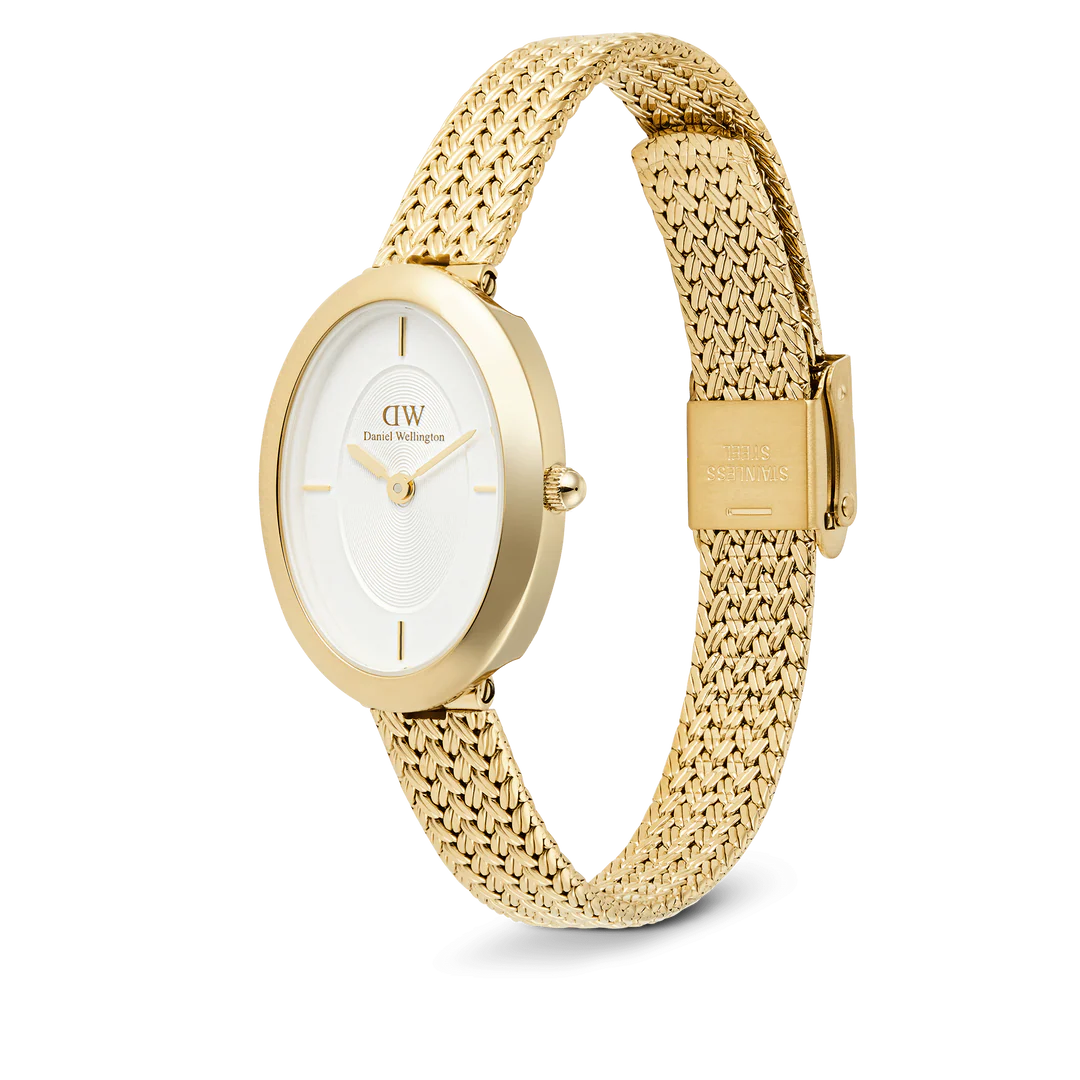 Daniel Wellington Juliette Braided Mesh | Gold - John Ross Jewellers