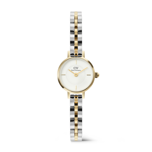 Daniel Wellington Petite Mini Arch 3-link Two Tone | 19mm - John Ross Jewellers