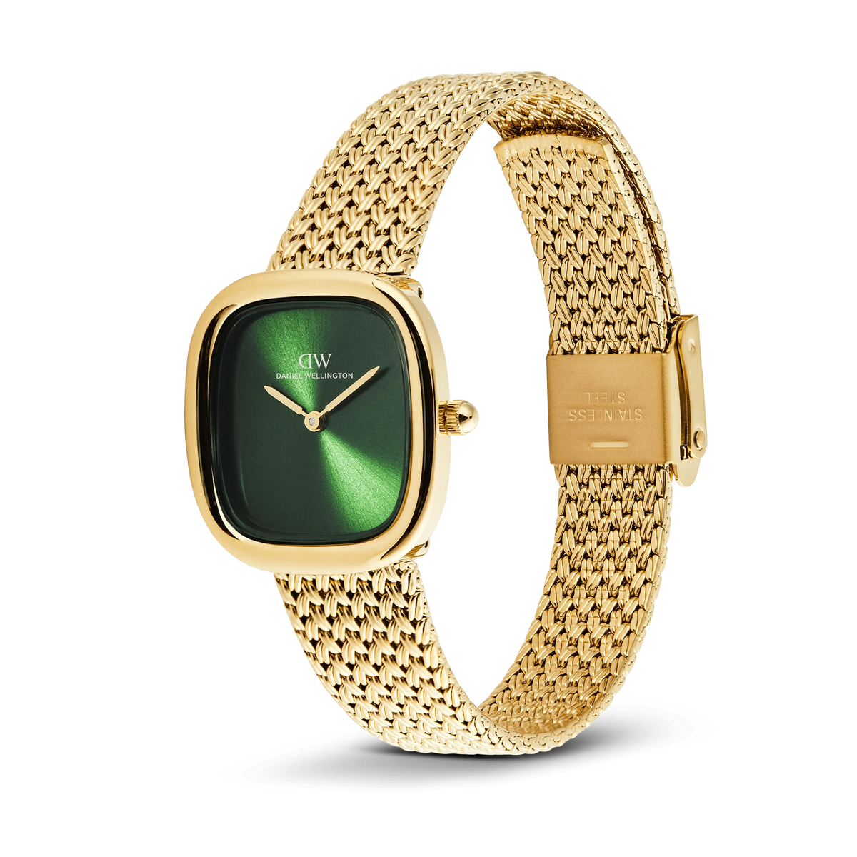 Daniel Wellington Margot Braided Mesh | Emerald Gold