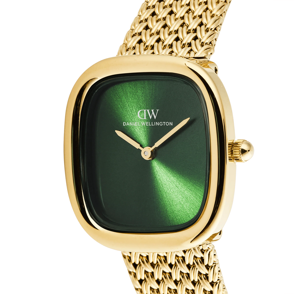 Daniel Wellington Margot Braided Mesh | Emerald Gold
