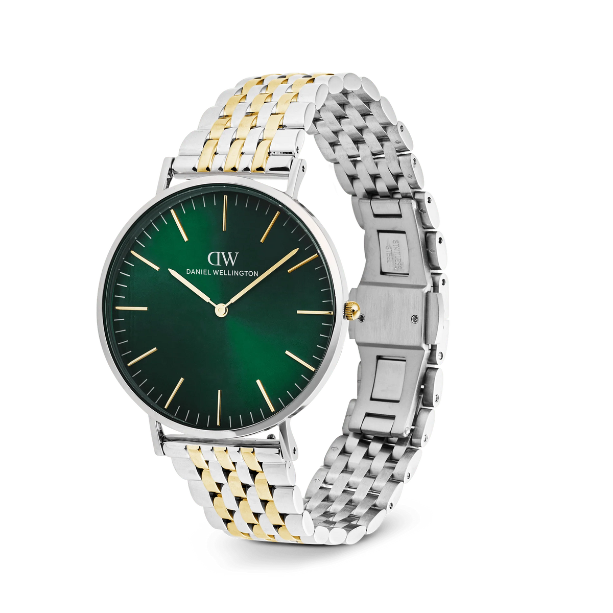 Daniel Wellington Classic 7-Link Emerald Two Tone | 40mm