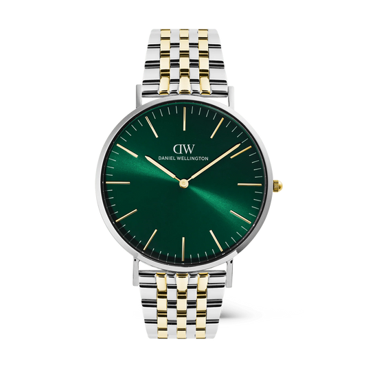 Daniel Wellington Classic 7-Link Emerald Two Tone | 40mm