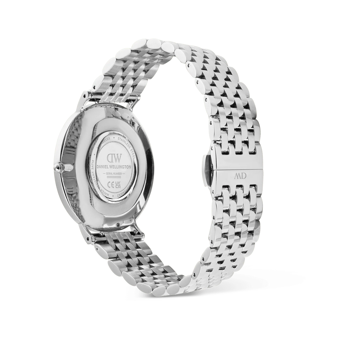 Daniel Wellington Classic 7-Link Emerald Silver | 40mm