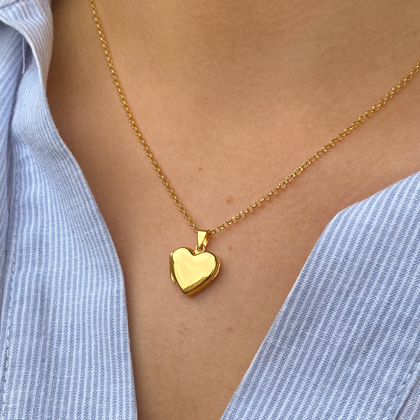 Sunshine Heart Locket Necklace - John Ross Jewellers