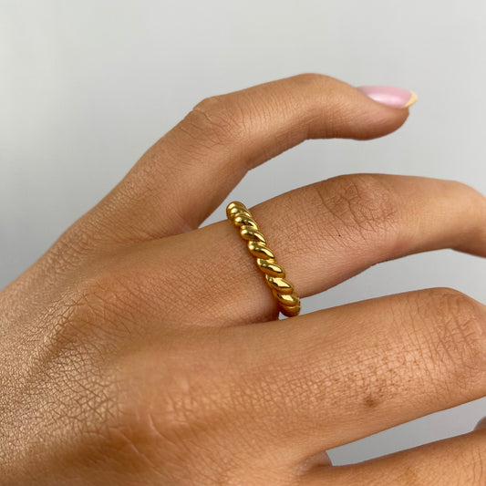 Sunshine Croissant Dome Ring - John Ross Jewellers