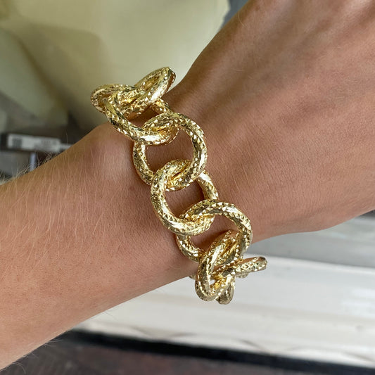 REBECCA Diva - Diamond Cut Round Link Bracelet