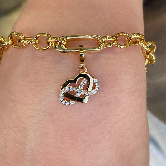 REBECCA MyWorld Charm - Gold | Infinite Love - John Ross Jewellers