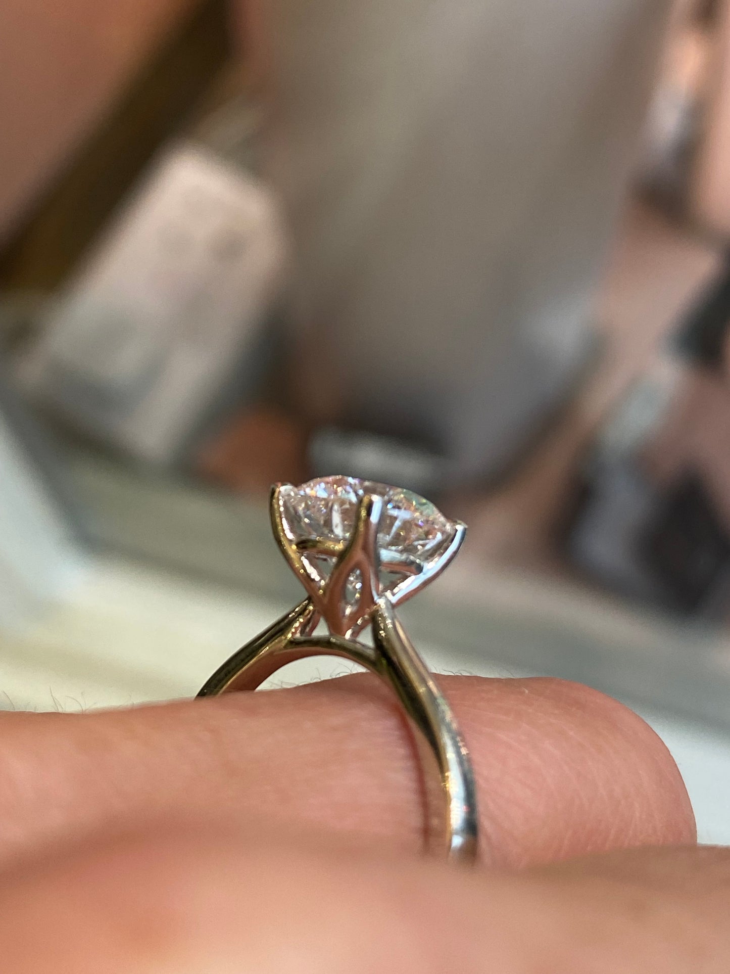 Platinum Solitaire Engagement Ring | 2.50ct Certificated Lab