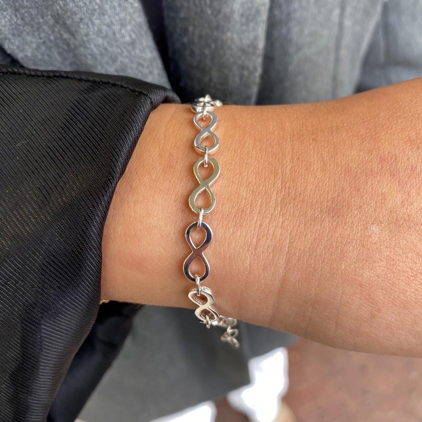 Silver Infinity Bracelet