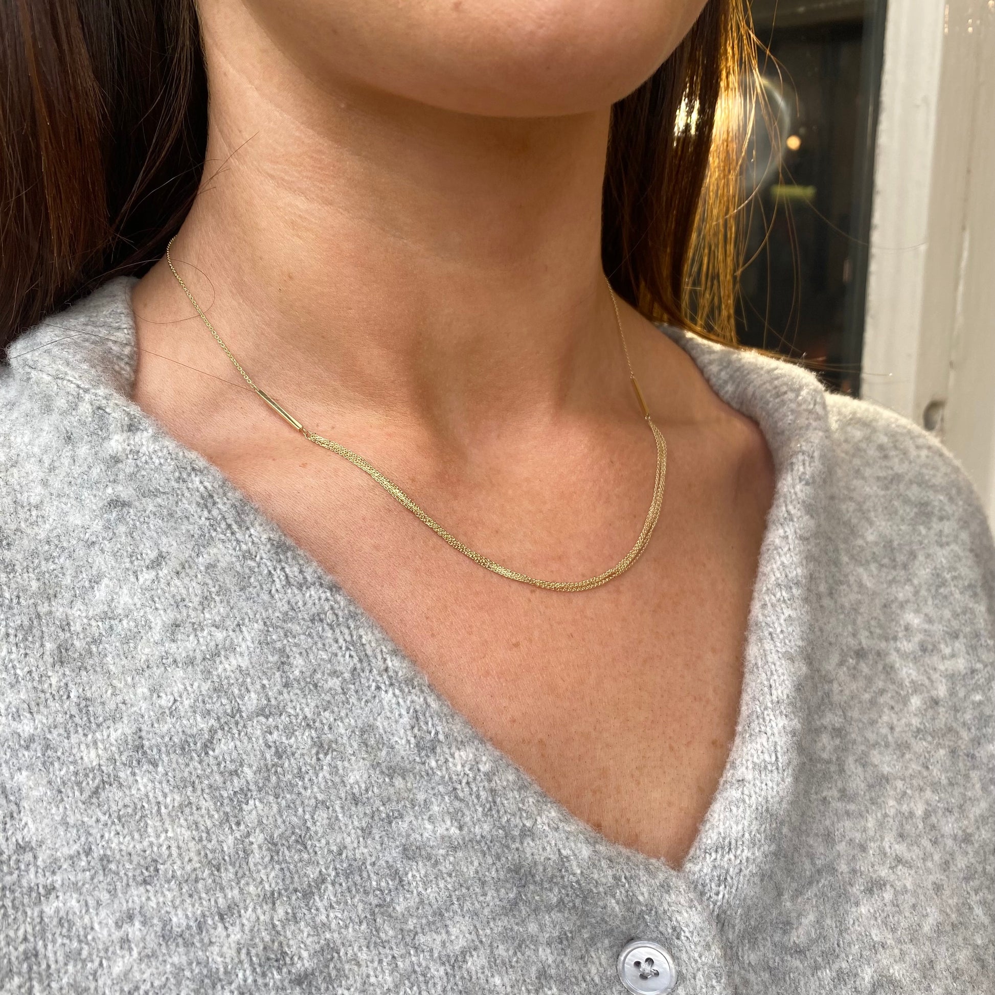 9ct Gold Multi Chain Necklace - John Ross Jewellers