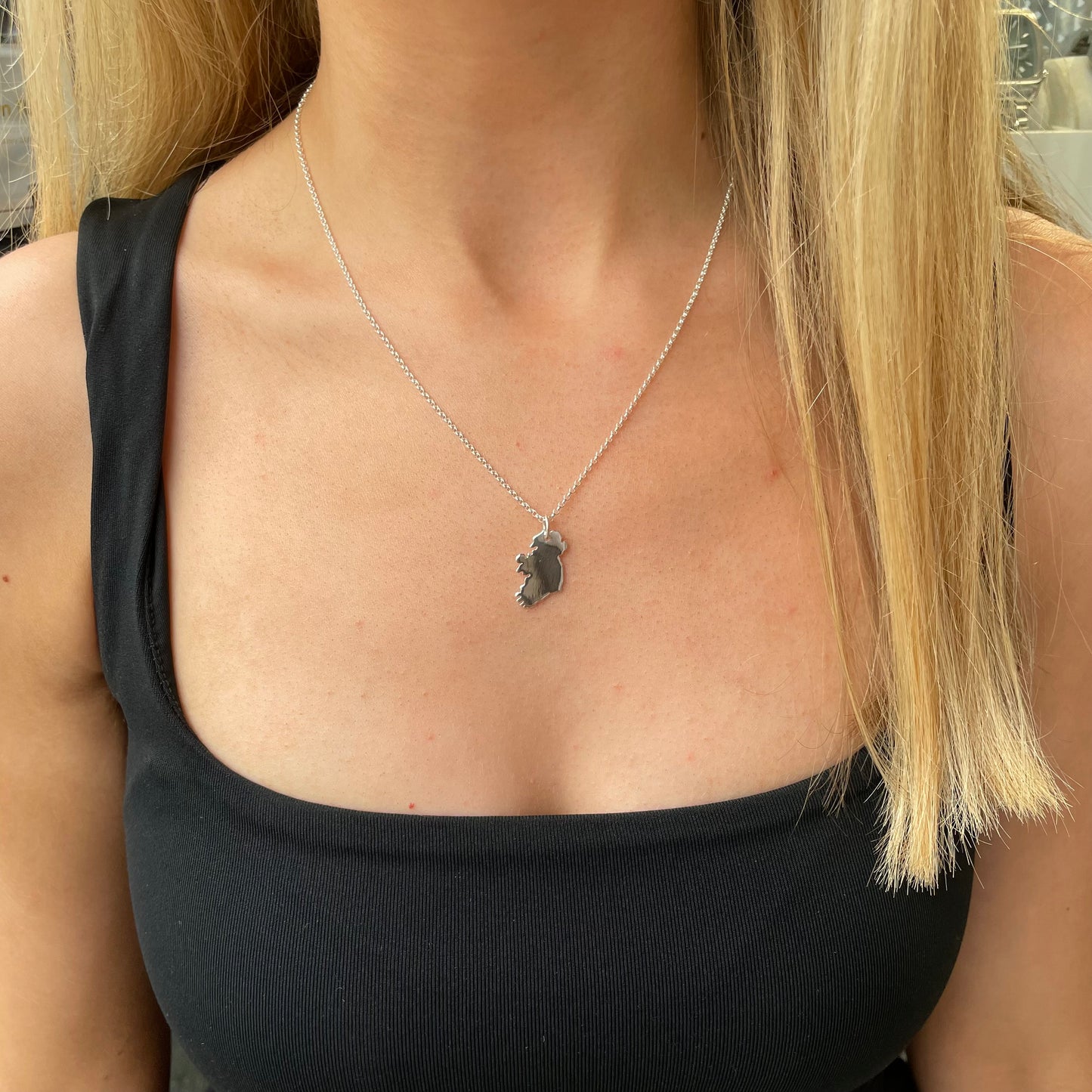 Silver Ireland Necklace - John Ross Jewellers