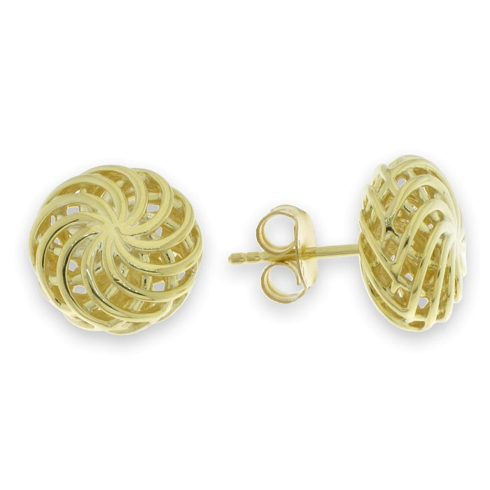 Sunshine CZ Marigold Stud Earrings - John Ross Jewellers