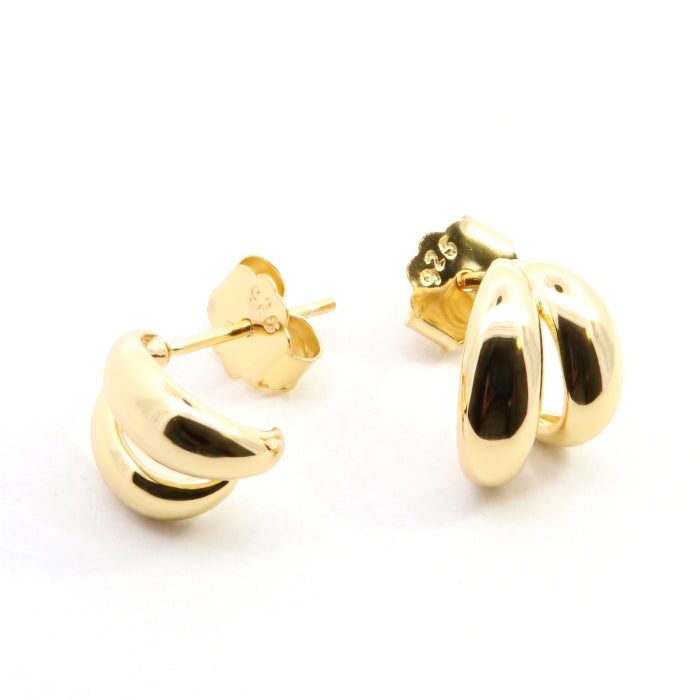 Sunshine Double J Hoop Earrings