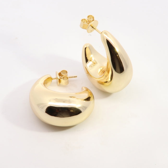 Sunshine Chunky Hoop Earrings - John Ross Jewellers