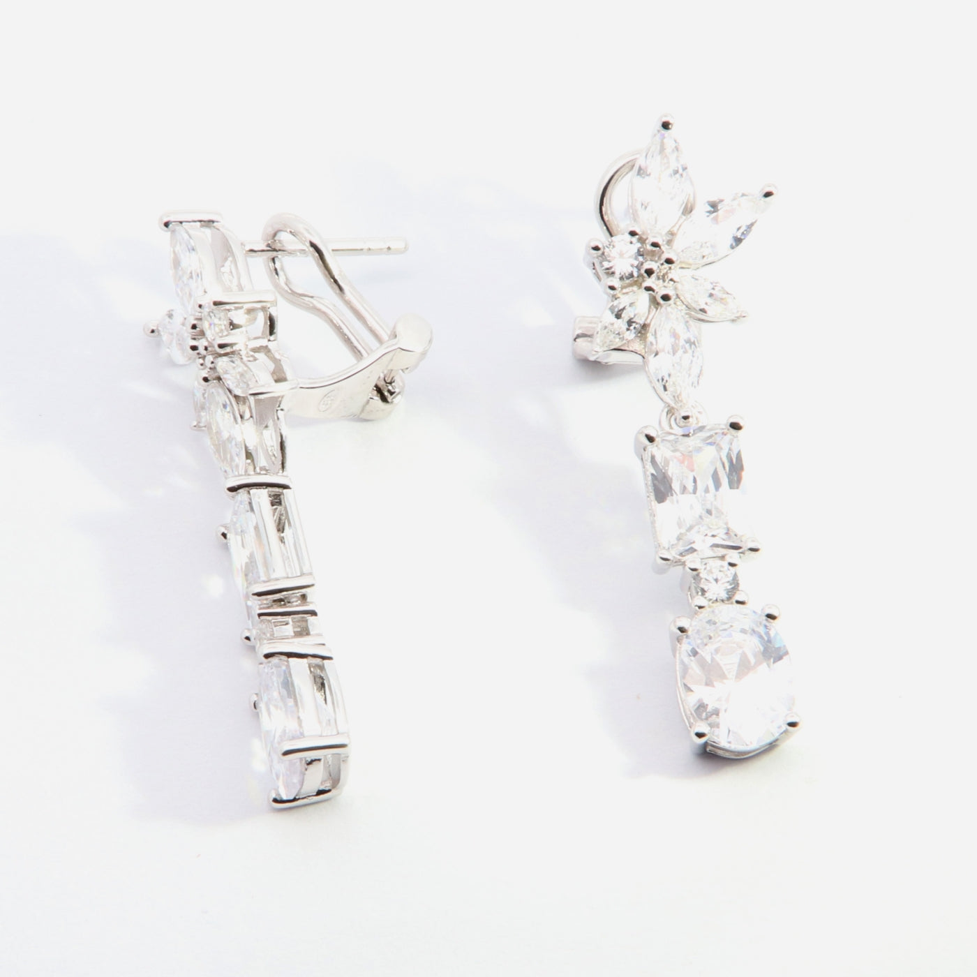Silver Patricia Drop Earrings - John Ross Jewellers