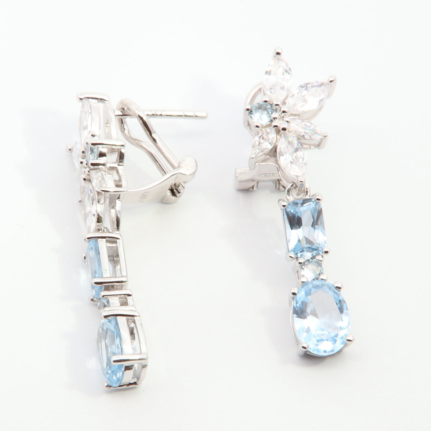 Silver Kirstin Drop Earrings - John Ross Jewellers