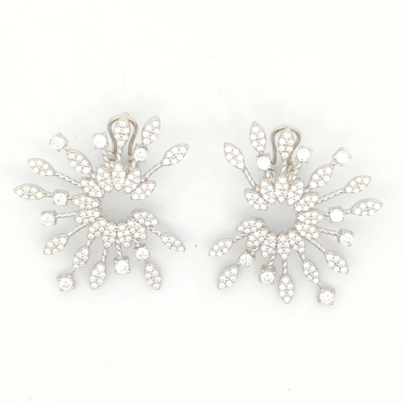 Silver Darcie Winged Stud Earrings - John Ross Jewellers