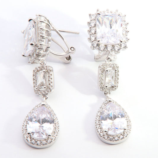 Silver Joan Drop Earrings - John Ross Jewellers