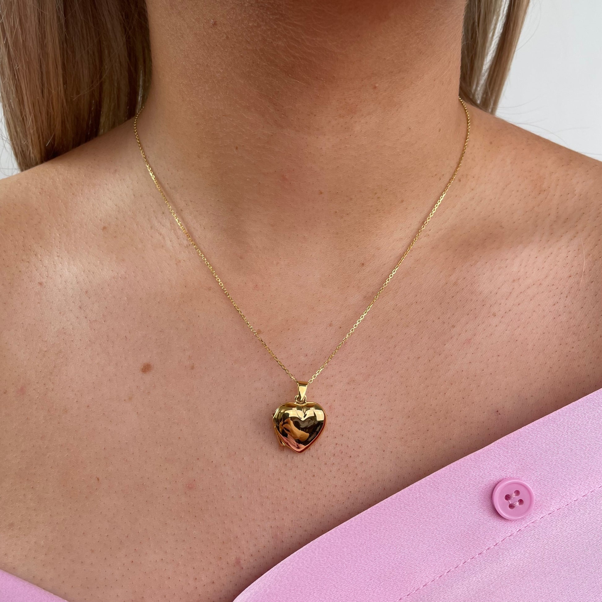 Sunshine Heart Locket Necklace - John Ross Jewellers