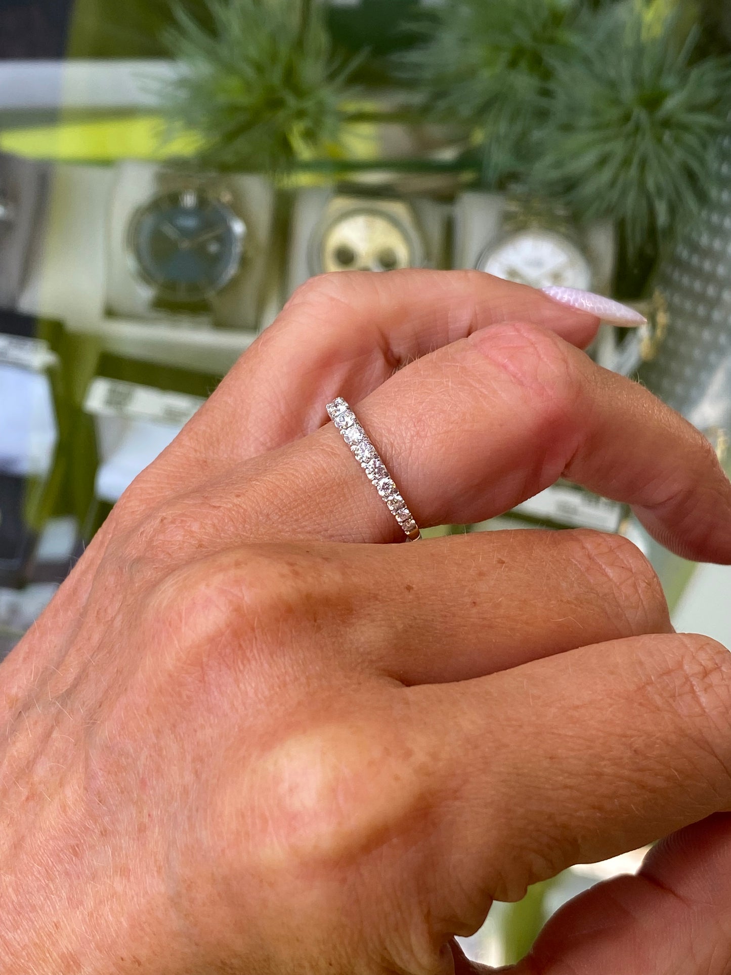 18ct Gold Diamond Eternity Ring 0.68ct | Graduated - John Ross Jewellers
