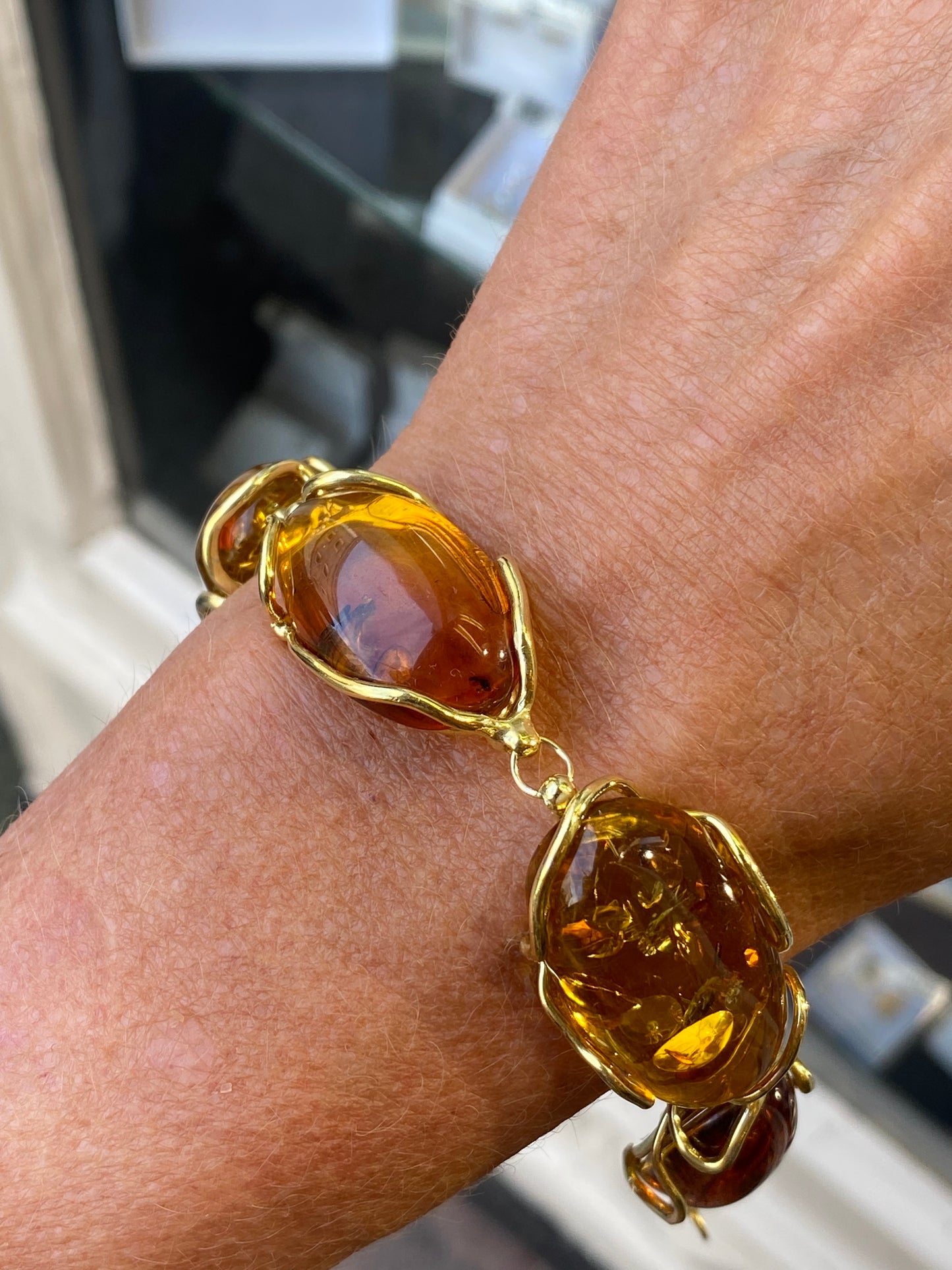 Amber Nugget Bracelet - John Ross Jewellers