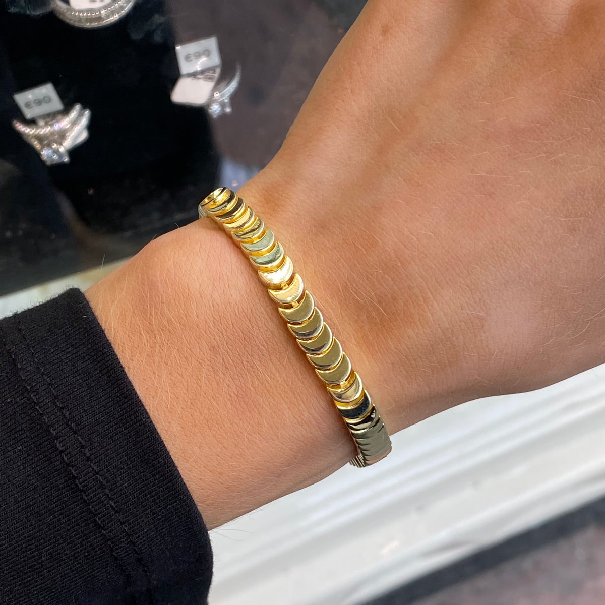 Sunshine Chunky Herringbone Bracelet | 18cm