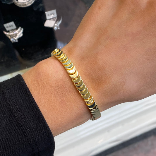 Sunshine Chunky Herringbone Bracelet | 18cm