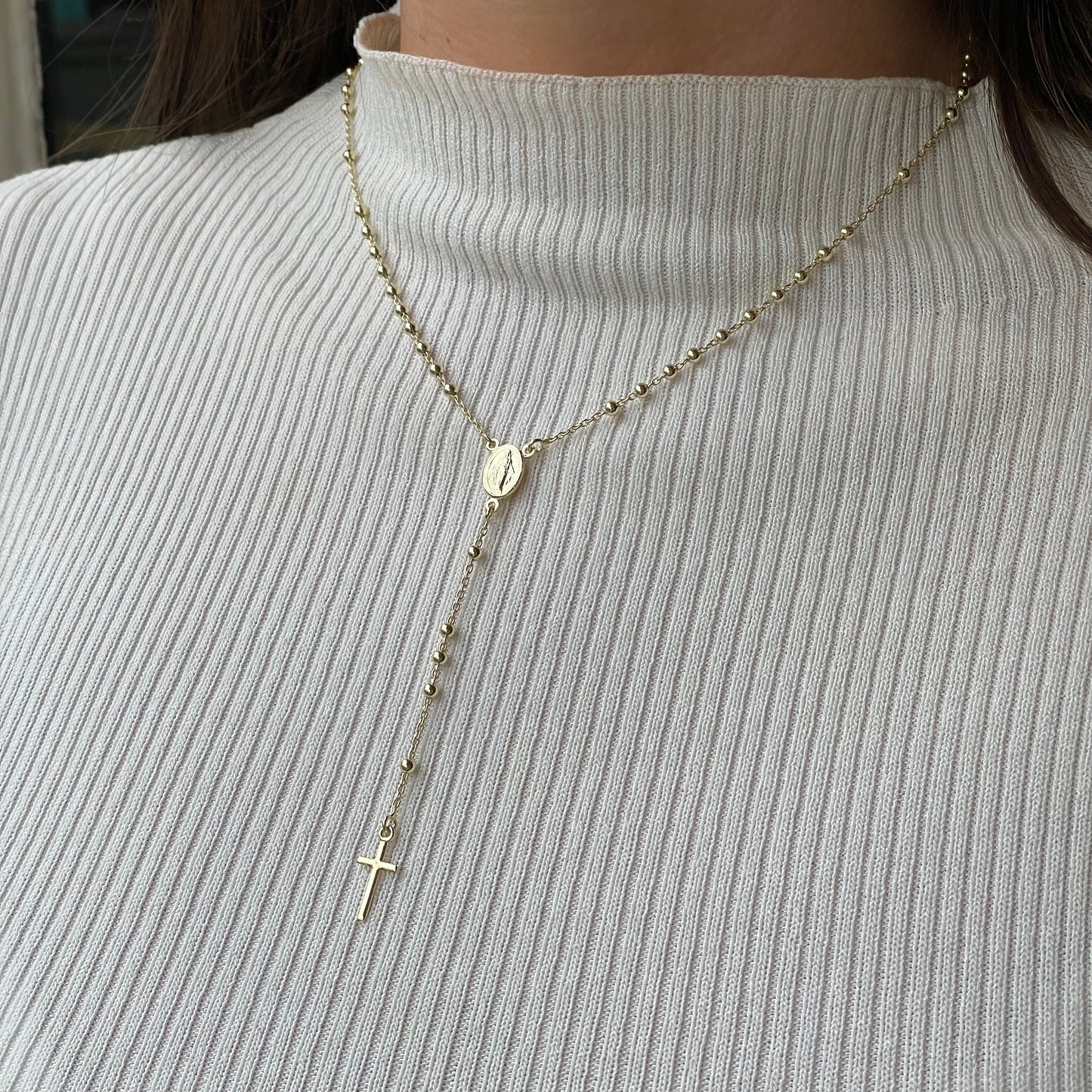 Sunshine Rosary Beads Necklace | 48cm - John Ross Jewellers