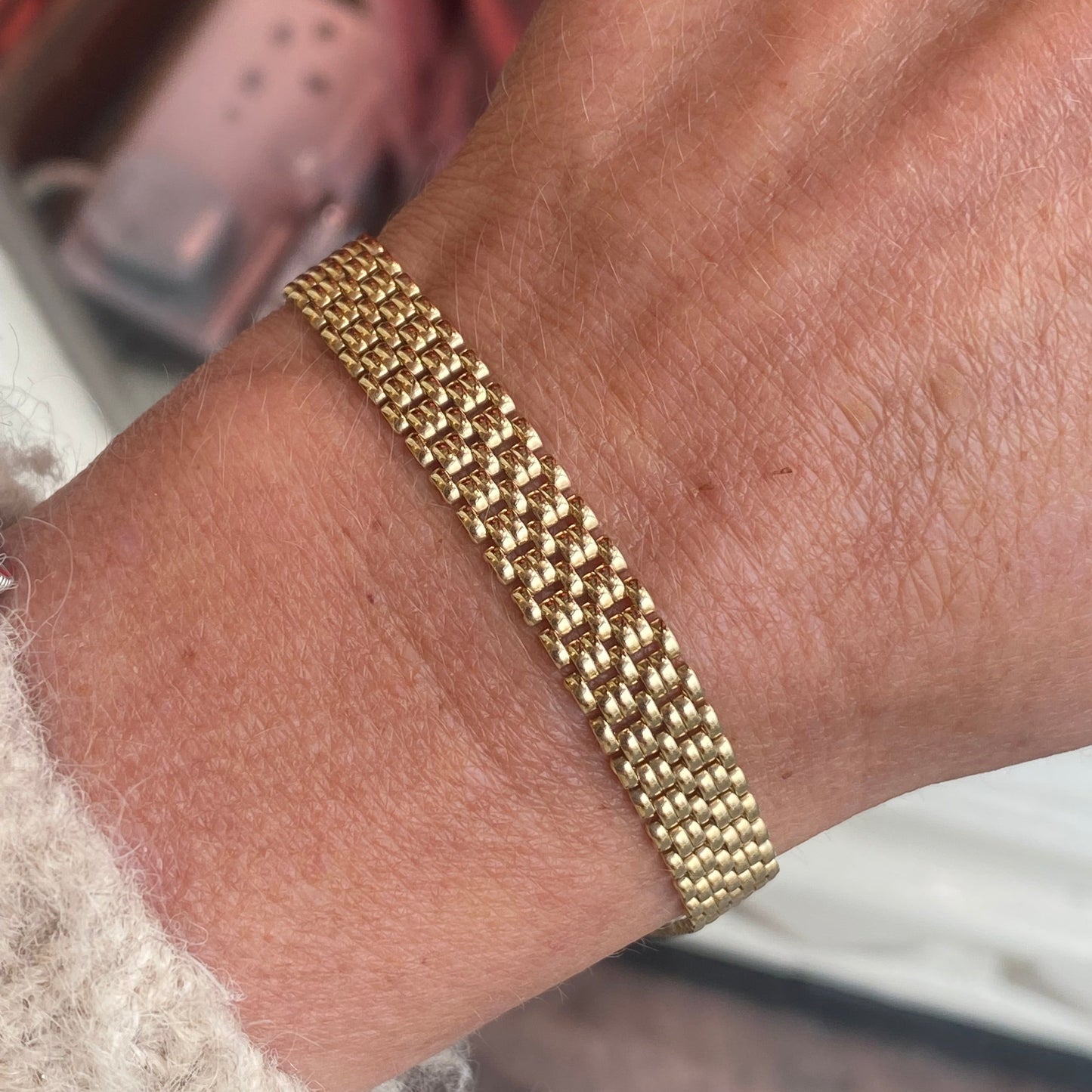 14ct Gold Panther Link Bracelet | Limited Edition