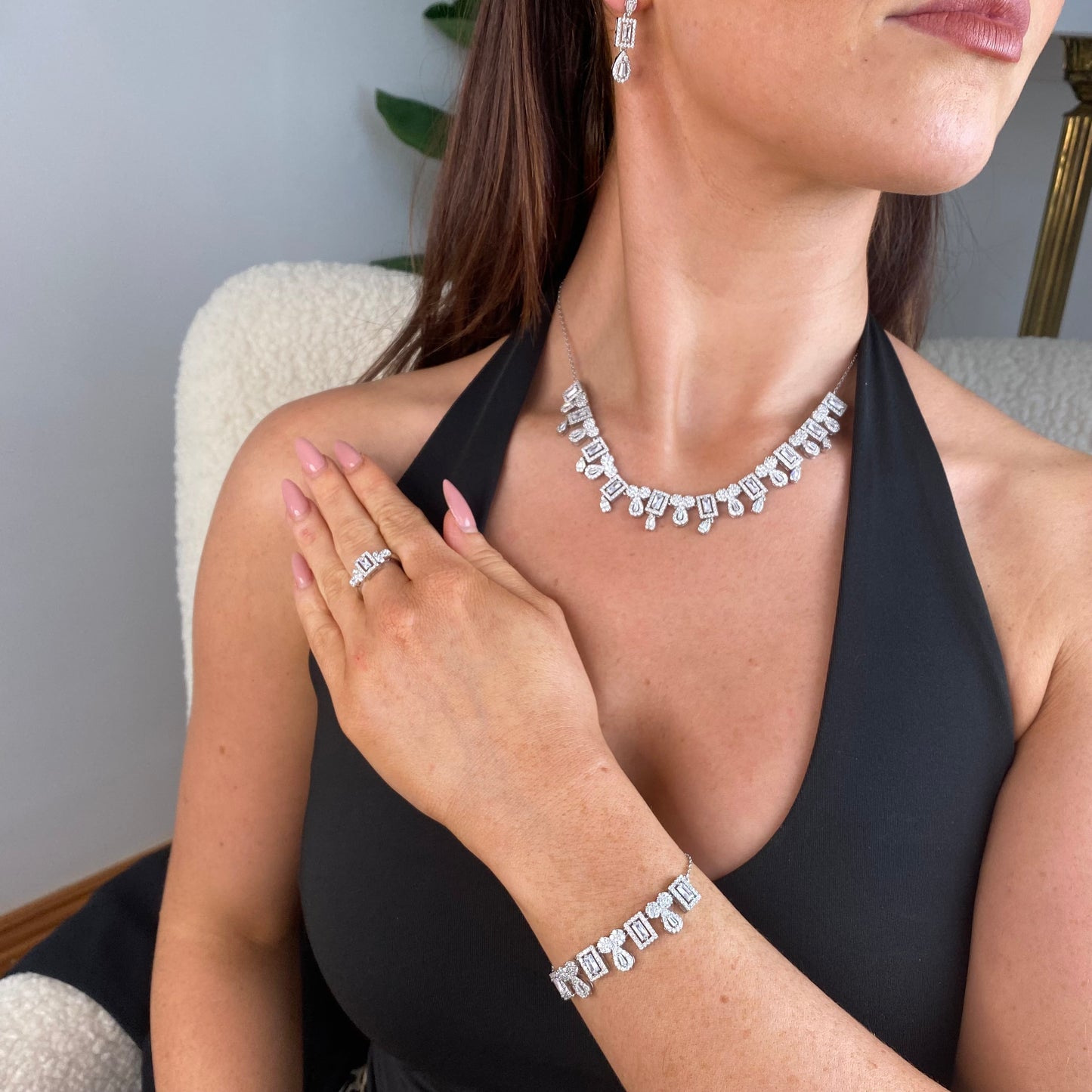 Silver Venus Drop Earrings - John Ross Jewellers