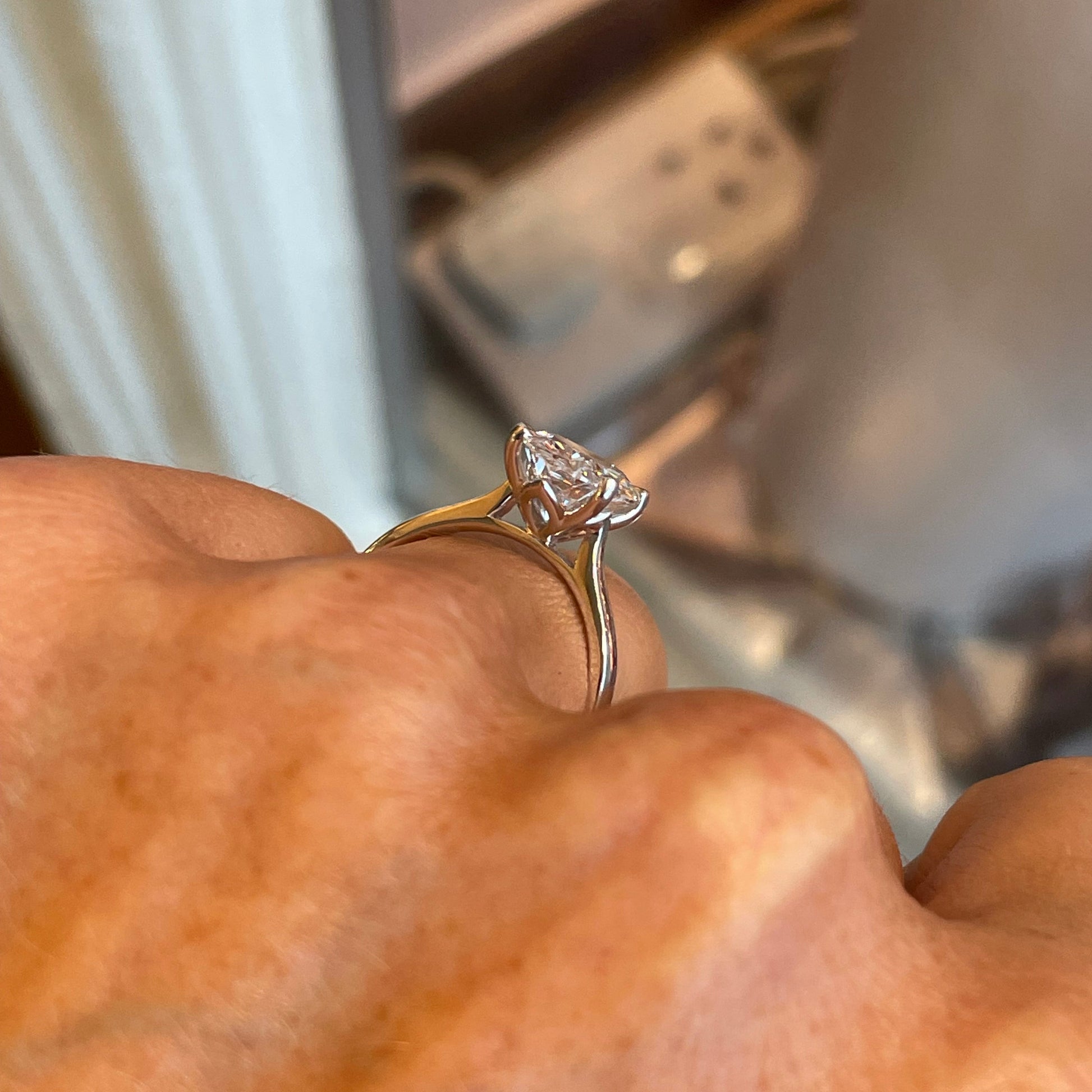 Platinum Oval Solitaire Engagement Ring | 3.01ct Certificated - John Ross Jewellers