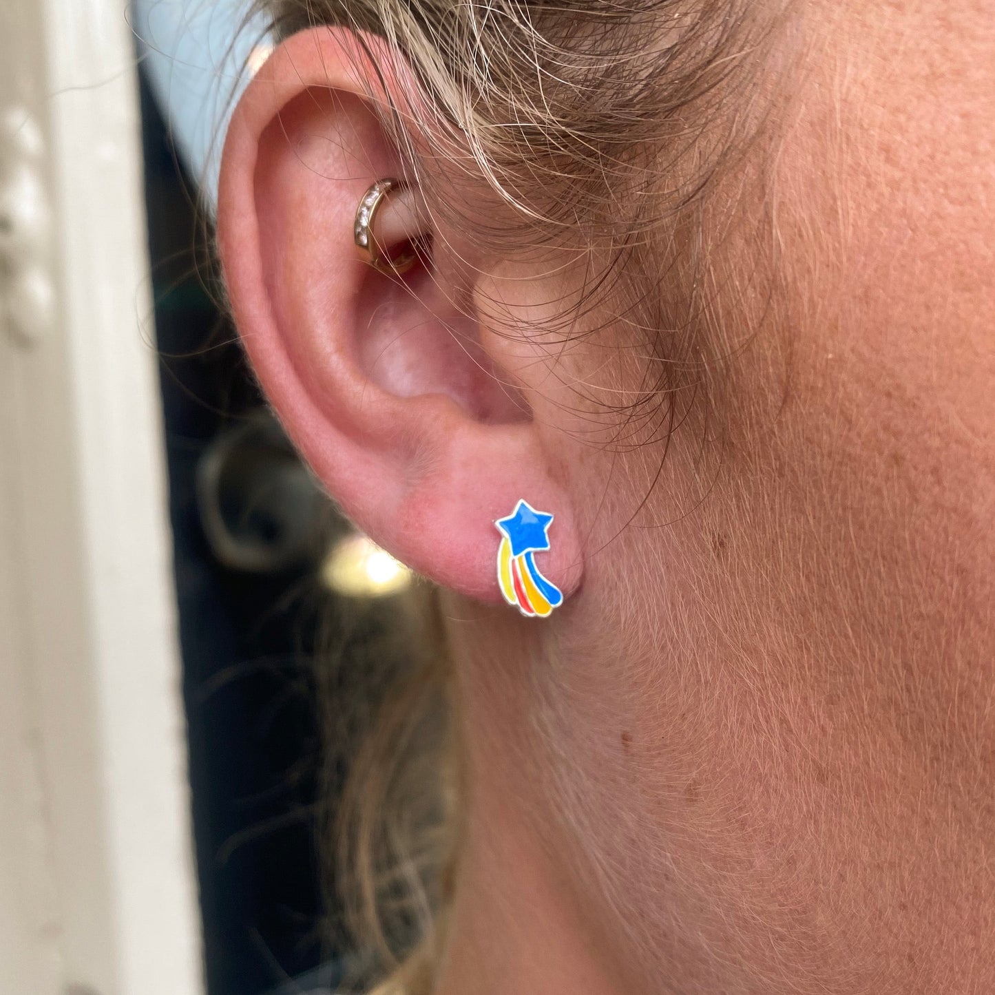 Star & Rainbow Stud Earrings - John Ross Jewellers