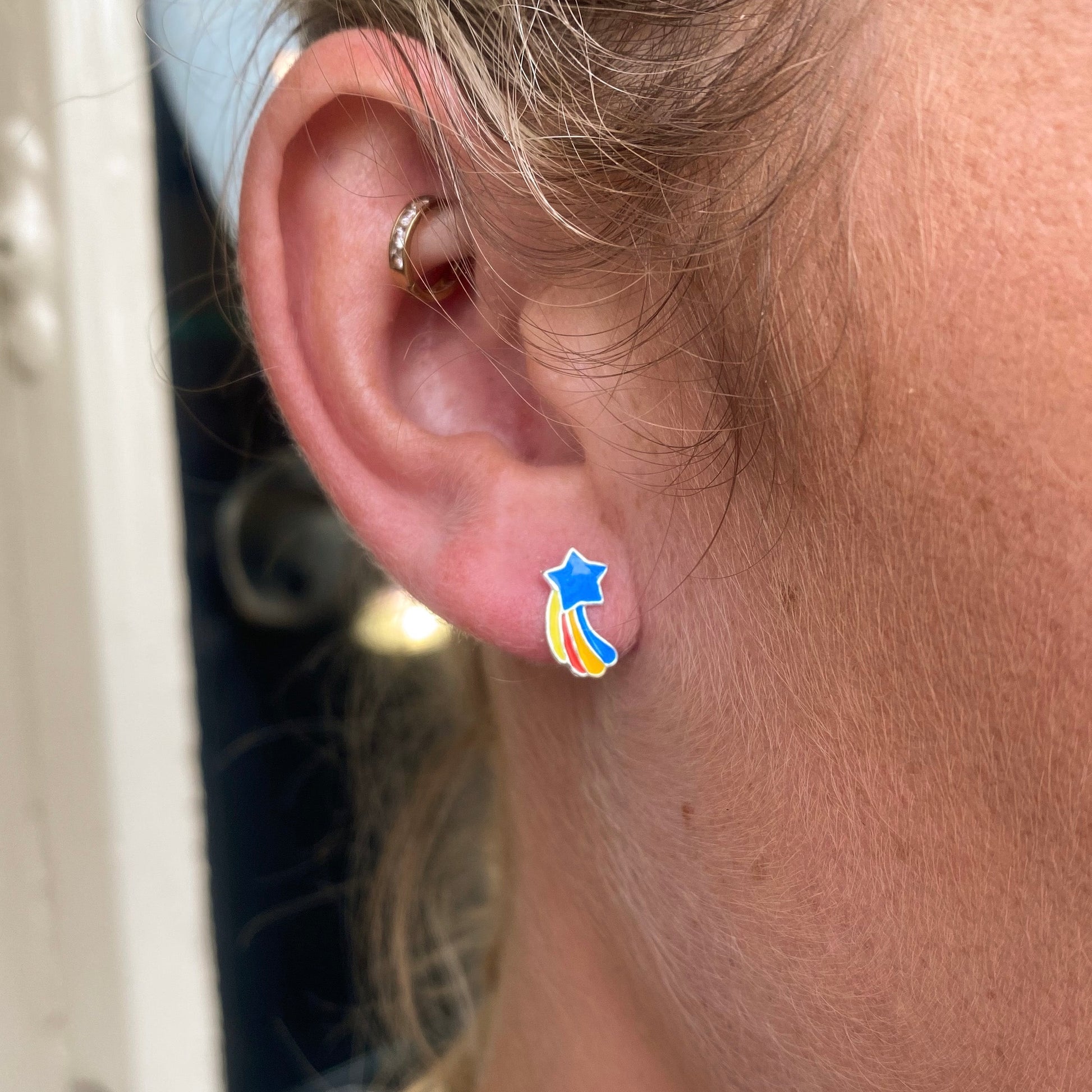 Star & Rainbow Stud Earrings - John Ross Jewellers