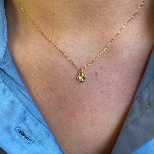 Sunshine Quatrefoil Necklace - John Ross Jewellers